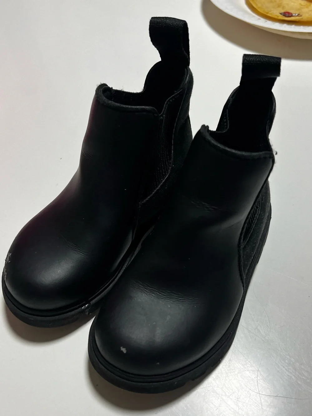 Native Kids Black Chelsea Boots - Classic Slip-On Ankle Boot